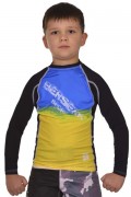 Berserk 12774 Рашгард UKRAINE FIGHTER KIDS black фото